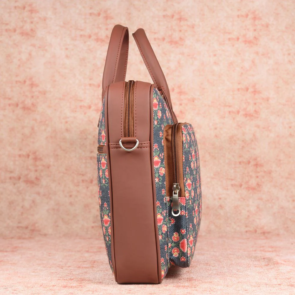 Mughal Garden Print Laptop Bag - Image 5