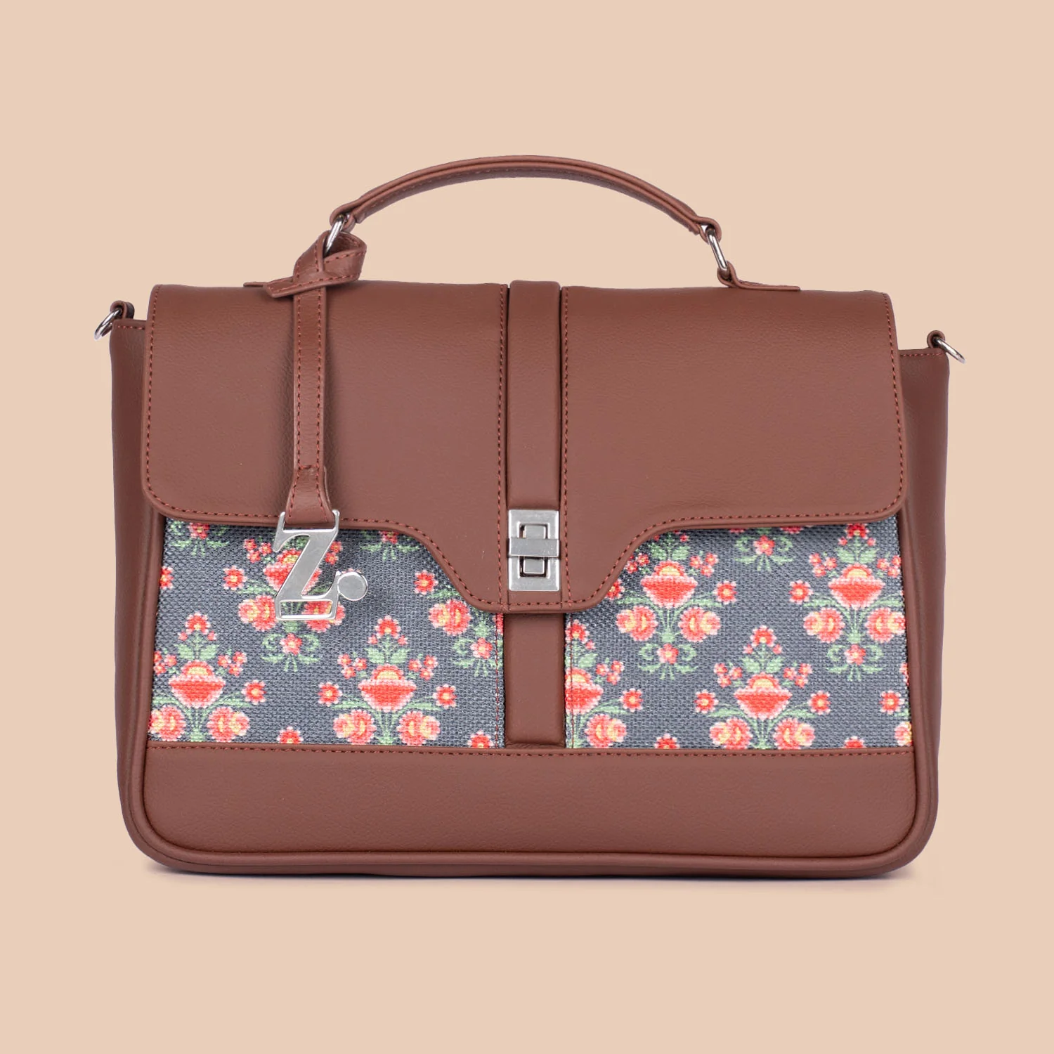 Kriti Sanon - Mughal Garden Print Nessa Satchel - Image 3