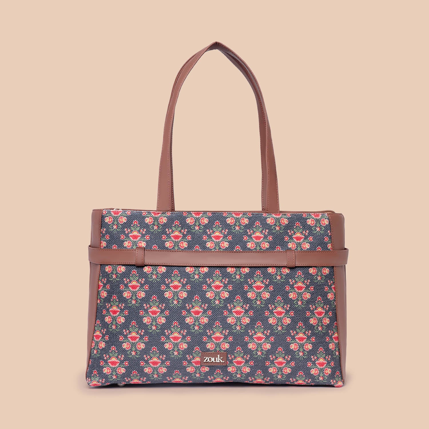 Mughal Garden Print Statement Office Bag - Image 3