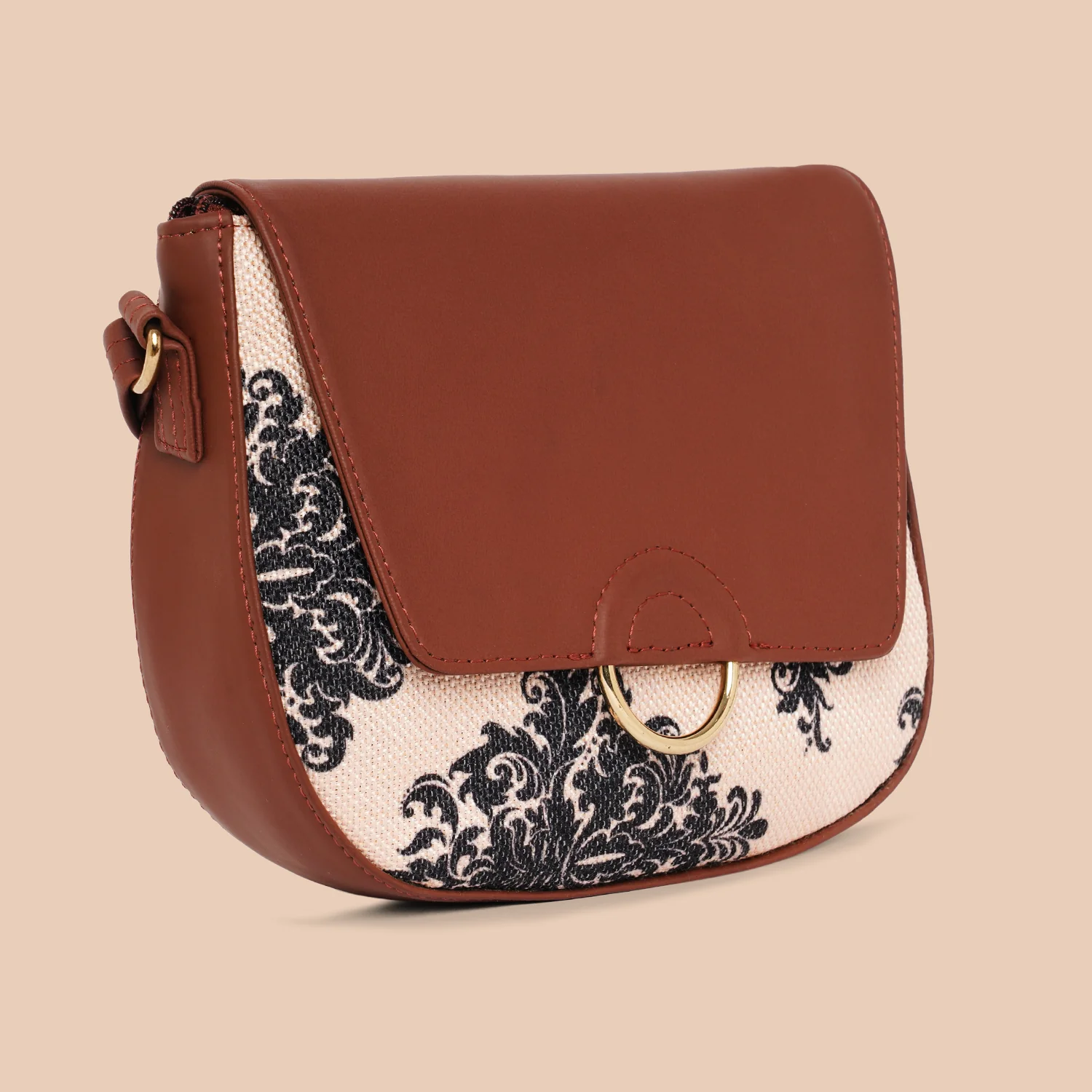 Mughal Motif Classic Sling Bag - Image 4