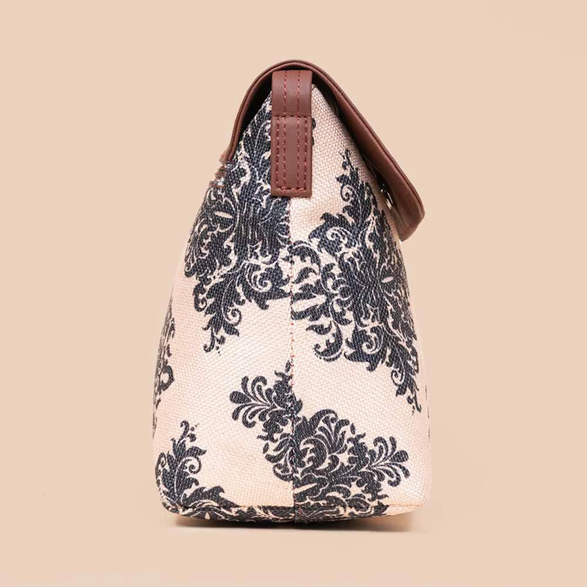 Mughal Motif Flap Sling Bag - Image 6