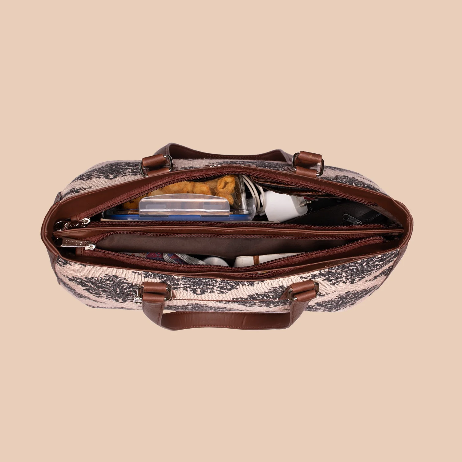 Mughal Motif Getaway Handbag - Image 7
