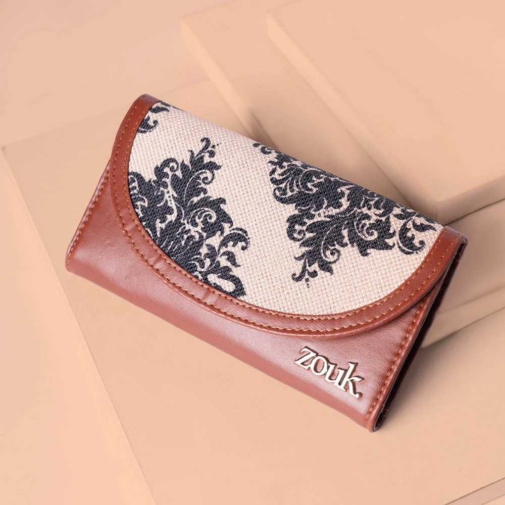 Mughal Motif Kyra Flap Wallet - Image 2
