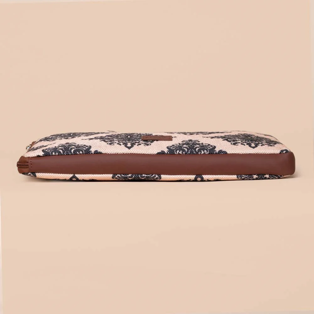 Mughal Motif L-Zippered Laptop Sleeve - Image 8