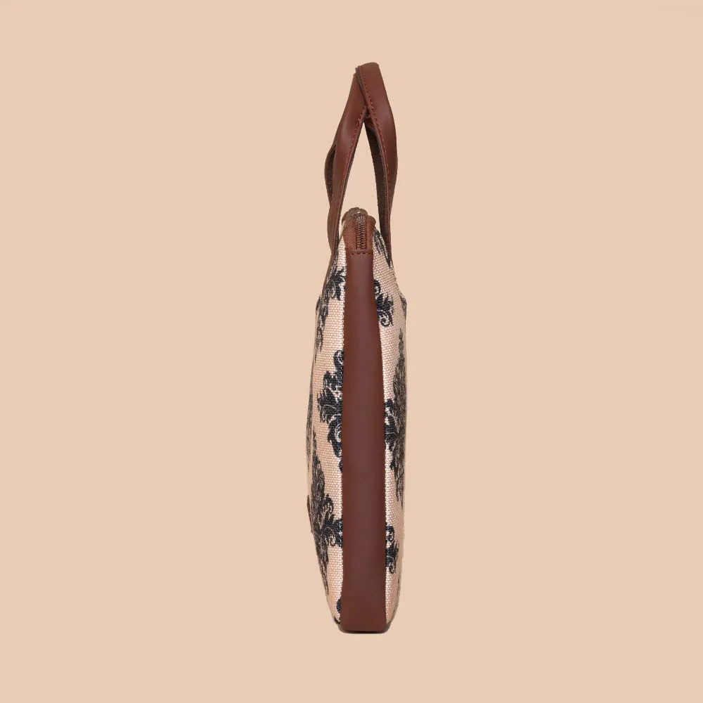 Mughal Motif L-Zippered Laptop Sleeve - Image 9