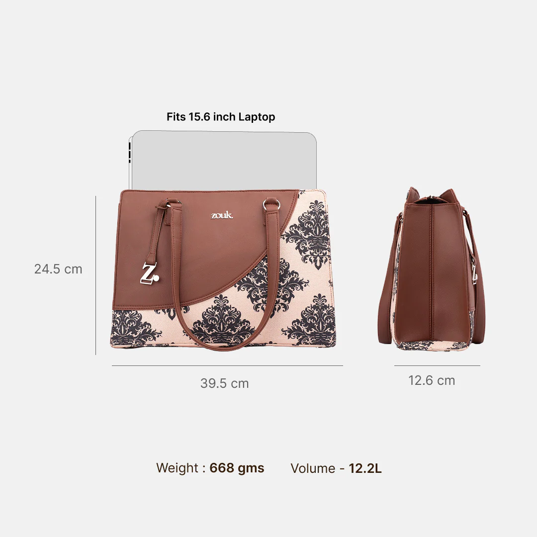 Mughal Motif Office Essential Bag - Image 3