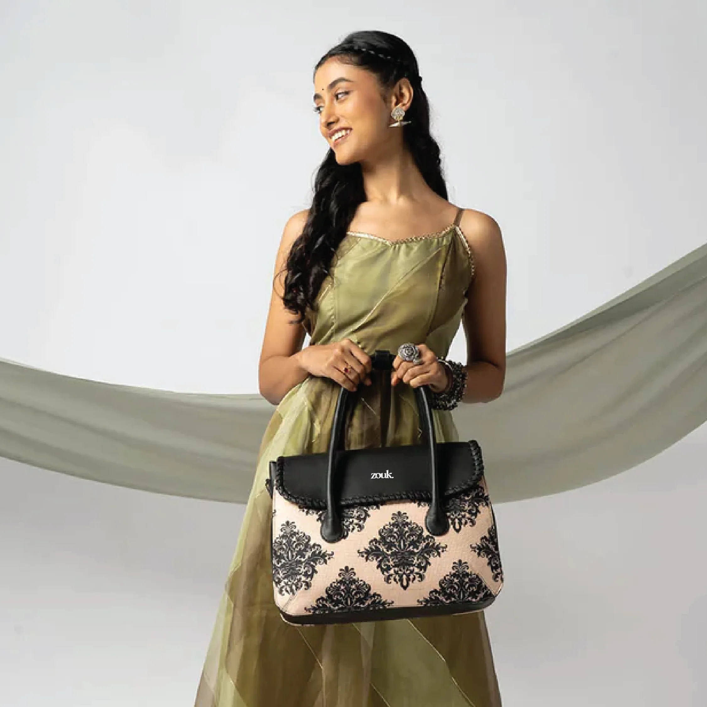 SAK Satchel - Mughal Motif - Image 12