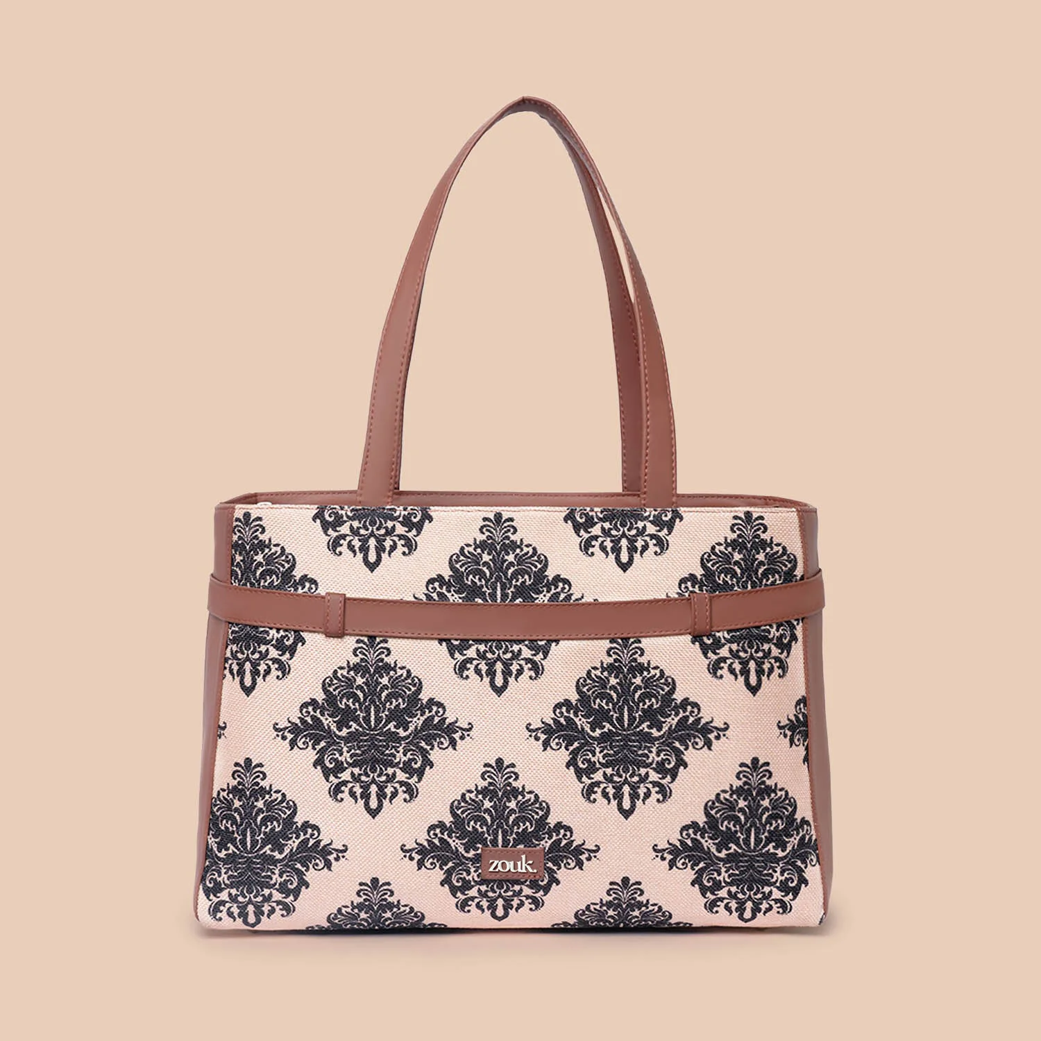Mughal Motif Statement Office Bag - Image 2