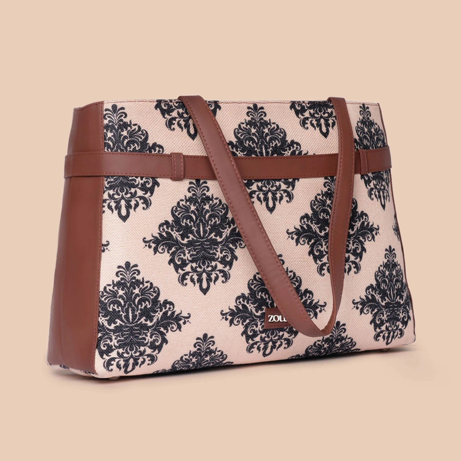 Mughal Motif Statement Office Bag - Image 4