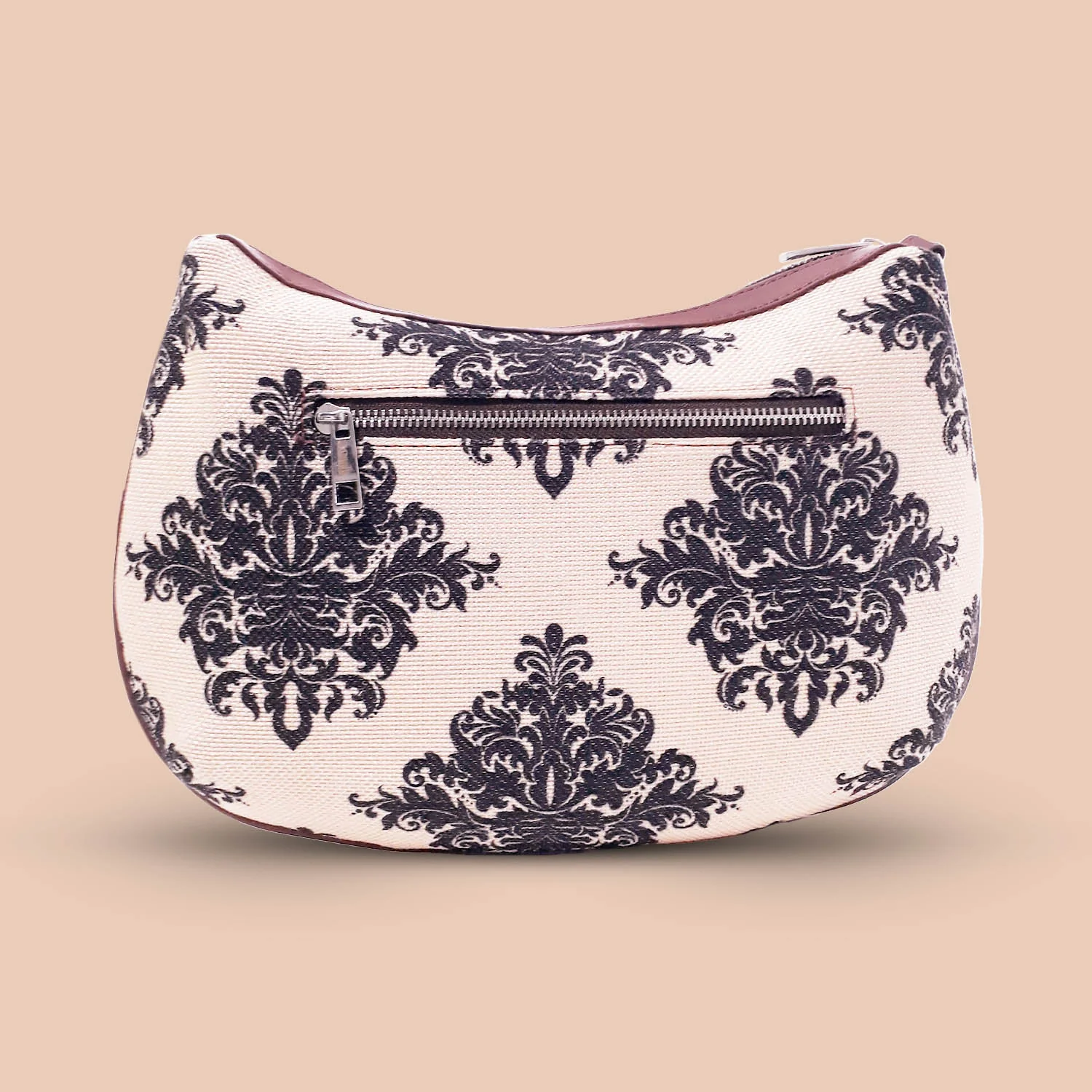 Mughal Motif Structured Shoulder Bag - Image 4