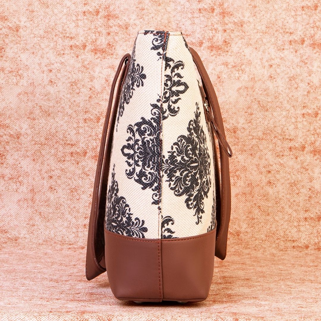 Mughal Motif Shoulder Tote Bag - Image 5