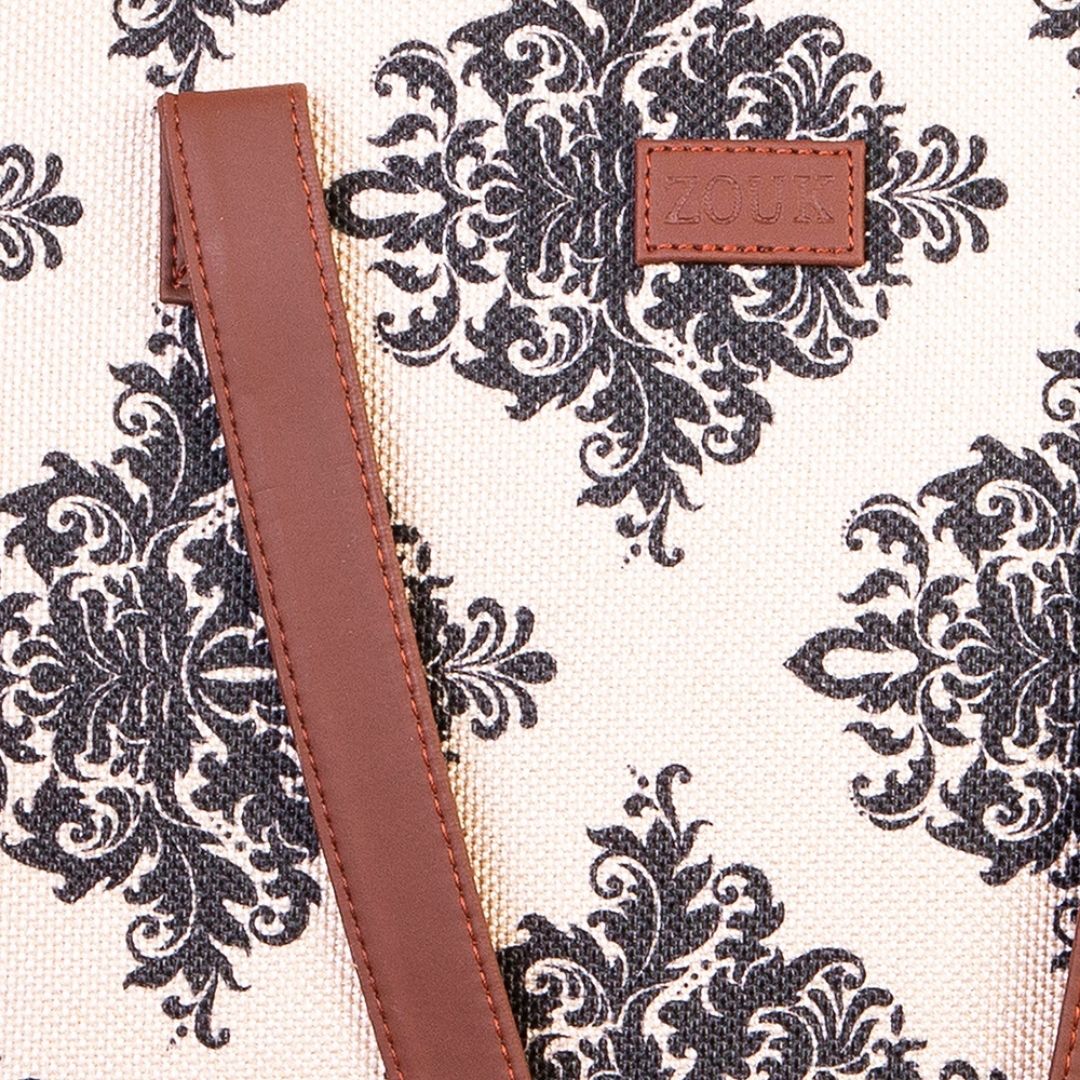 Mughal Motif Shoulder Tote Bag - Image 6