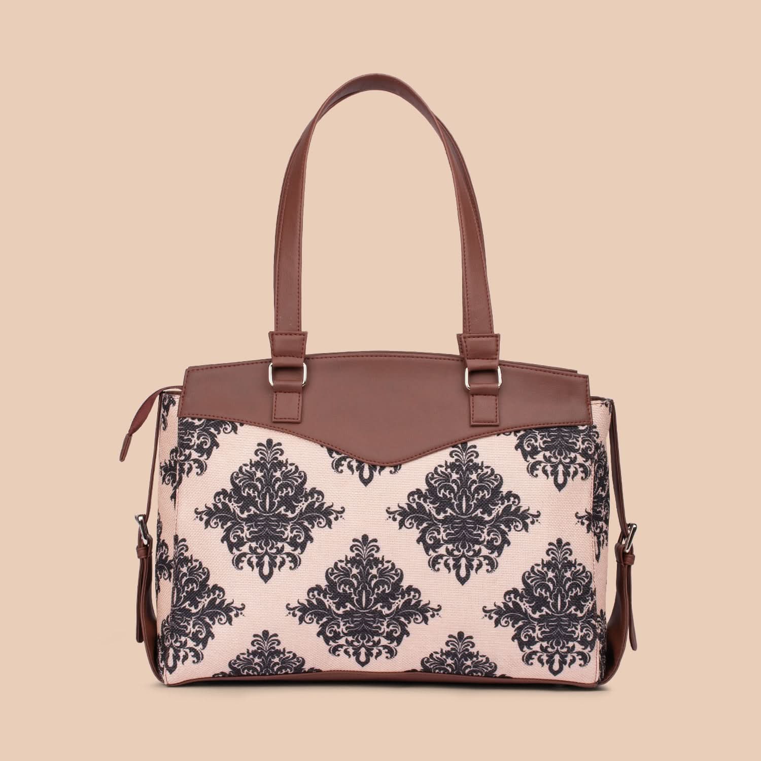 Mughal Motif Women's Work Bag Brown - Image 5