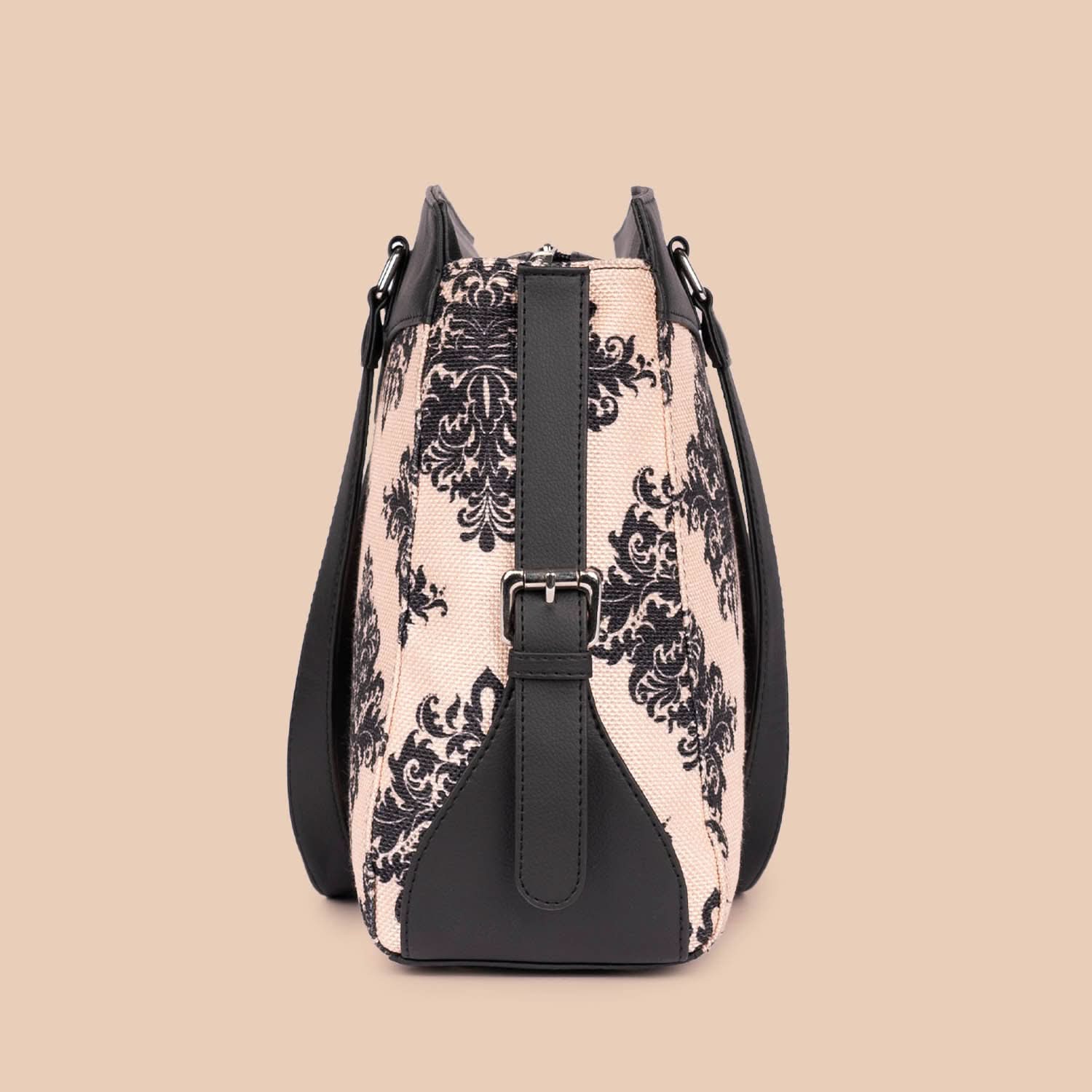 Mughal Motif - Women's Work Bag & Chain Wallet Combo - Image 5