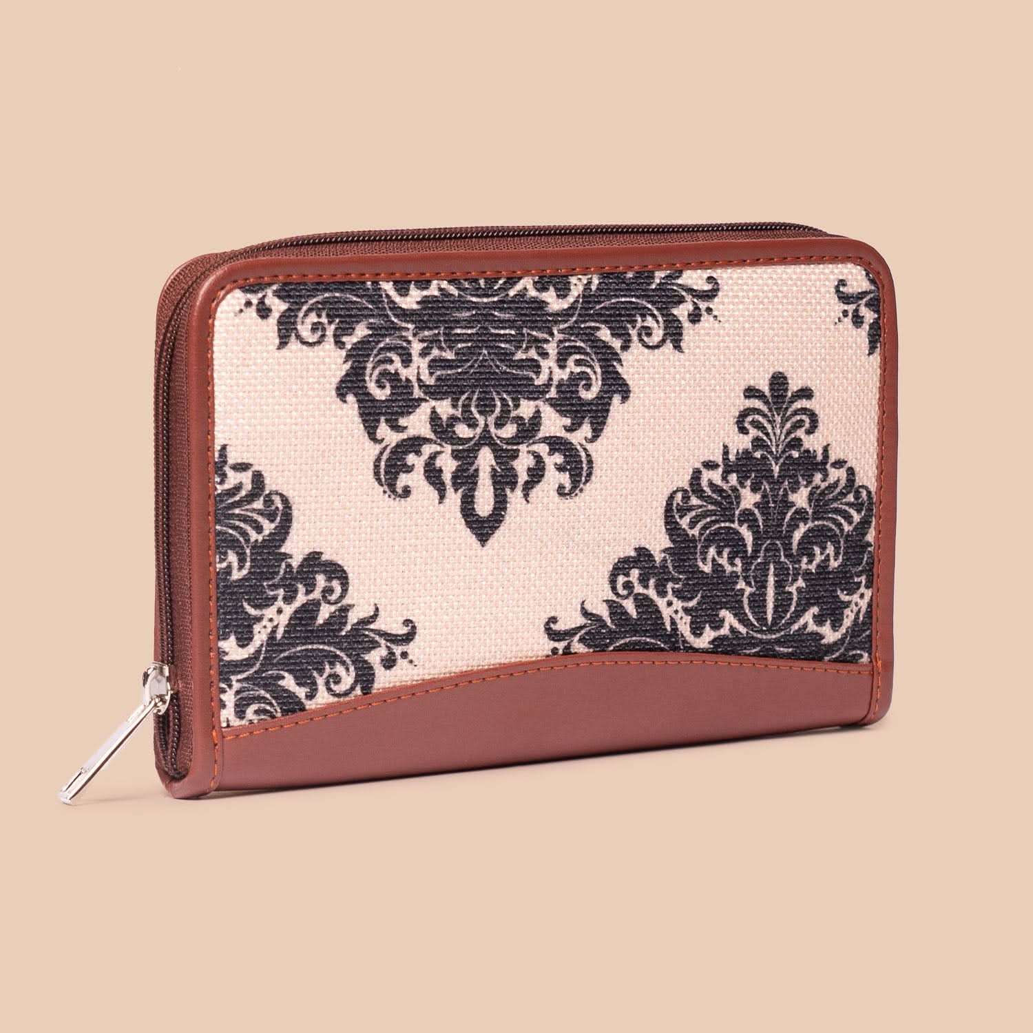 Mughal Motif - Women's Work Bag & Chain Wallet Combo - Image 9