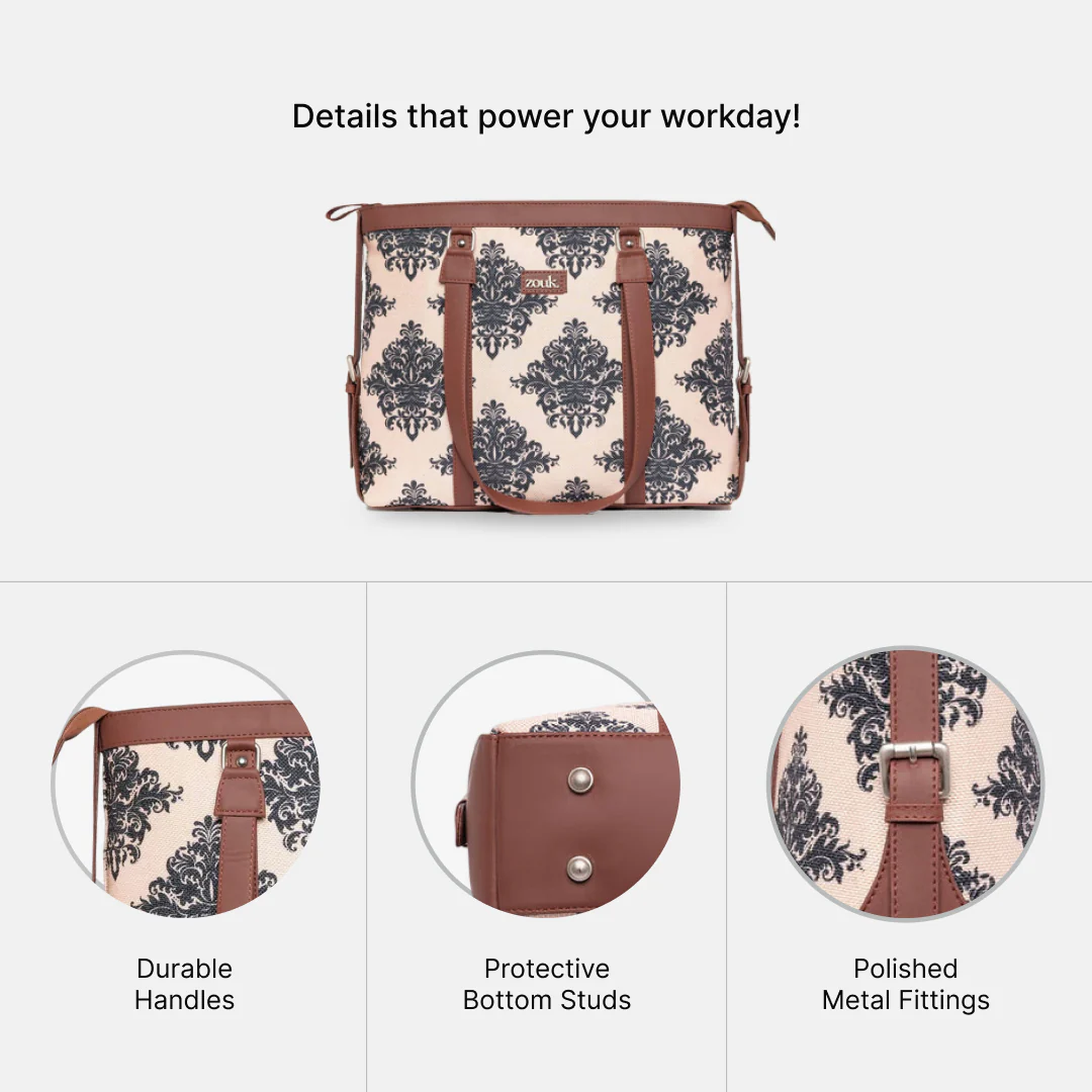 Mughal Motif Women's Office Bag - Image 5