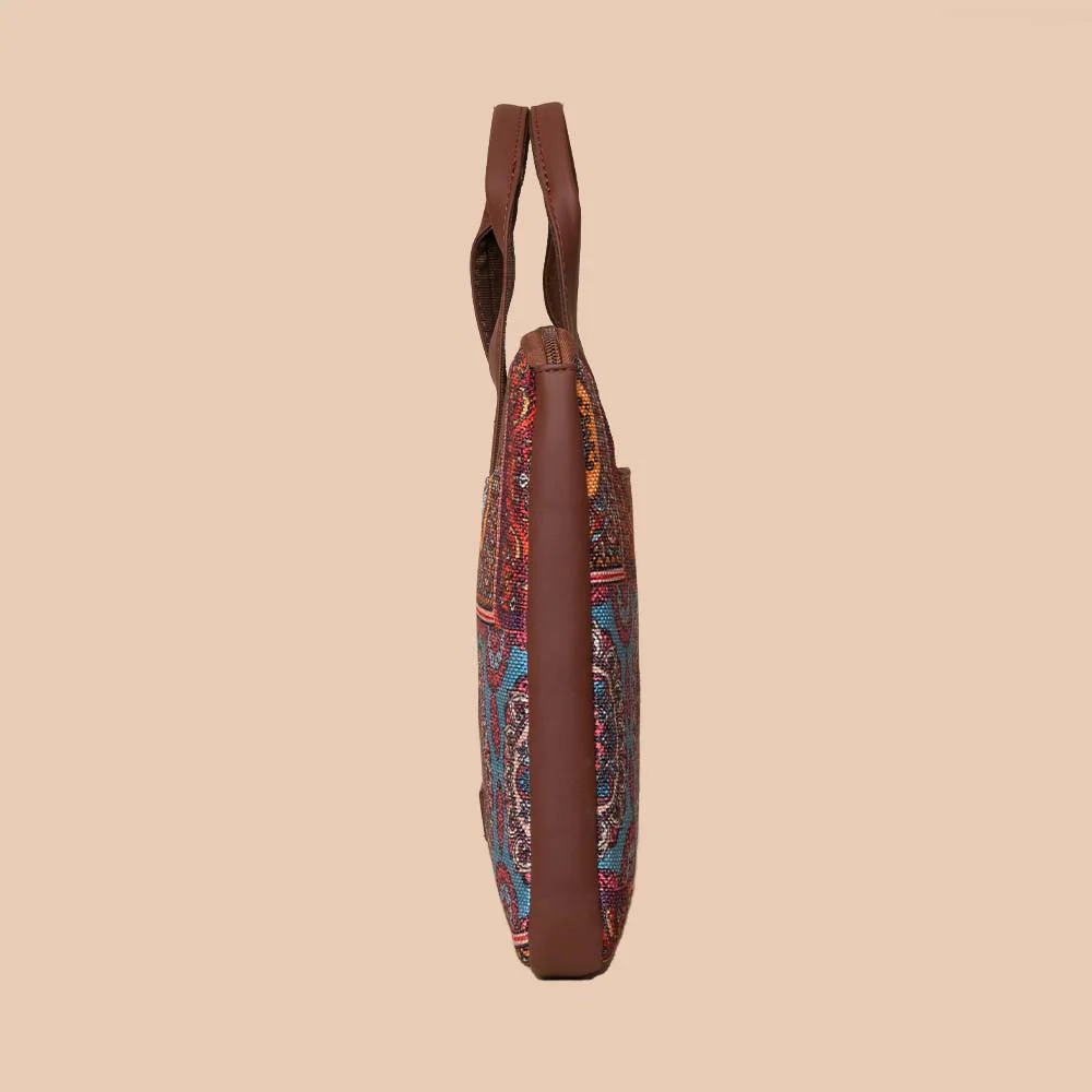 Multicolor Mandala L-Zippered Laptop Sleeve - Image 7