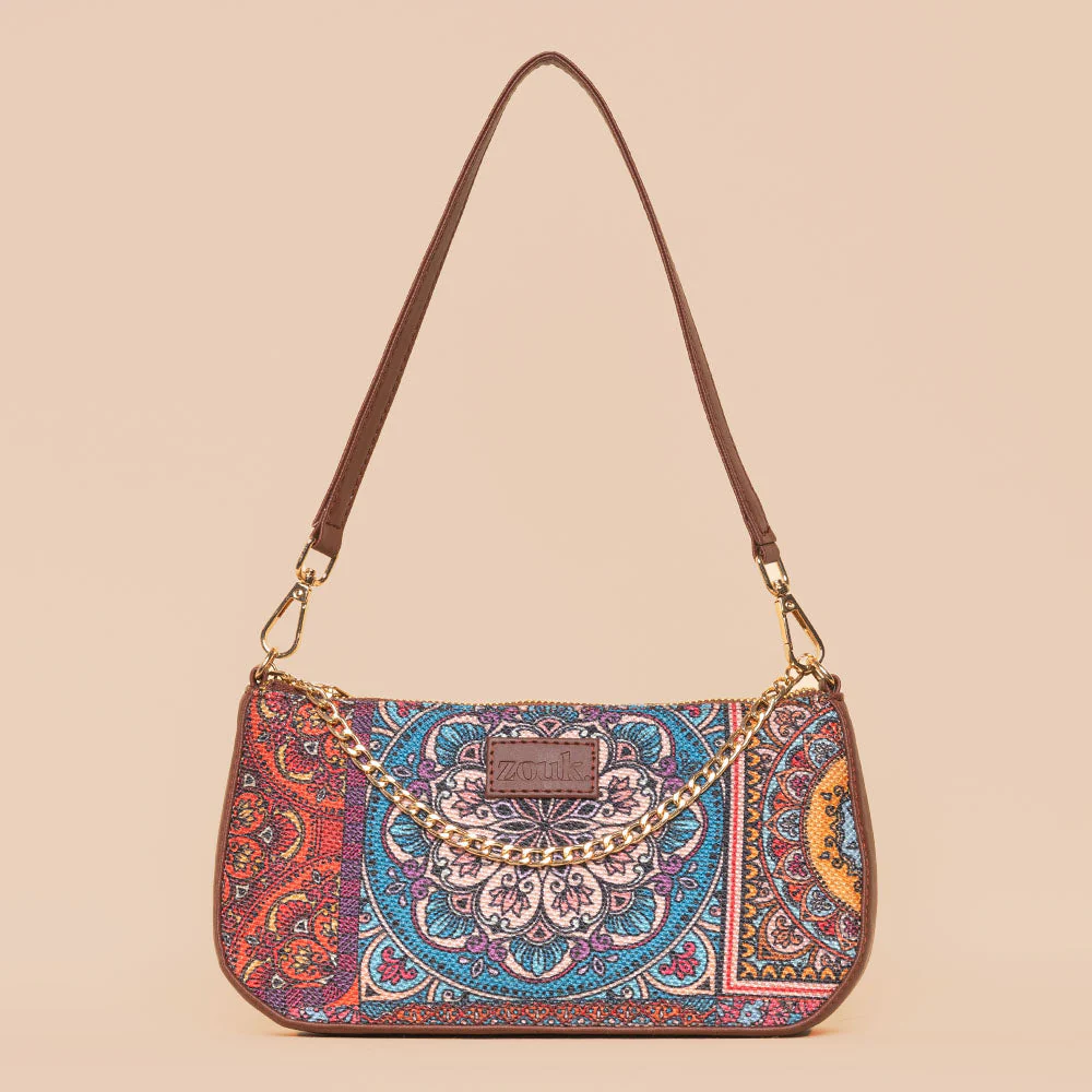 Multicolor Mandala Print Baguette - Image 3