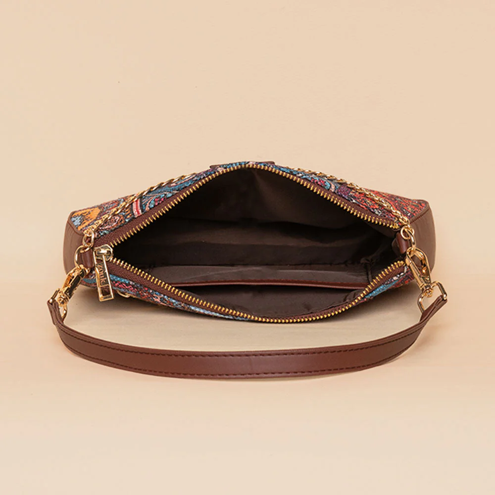 Multicolor Mandala Print Baguette - Image 8