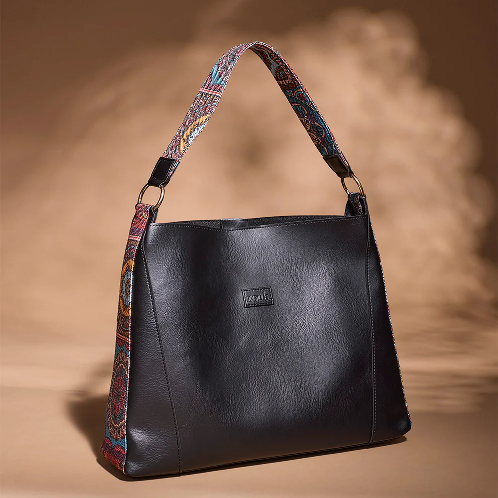 Multicolor Mandala Print Classic Open Tote - Image 3