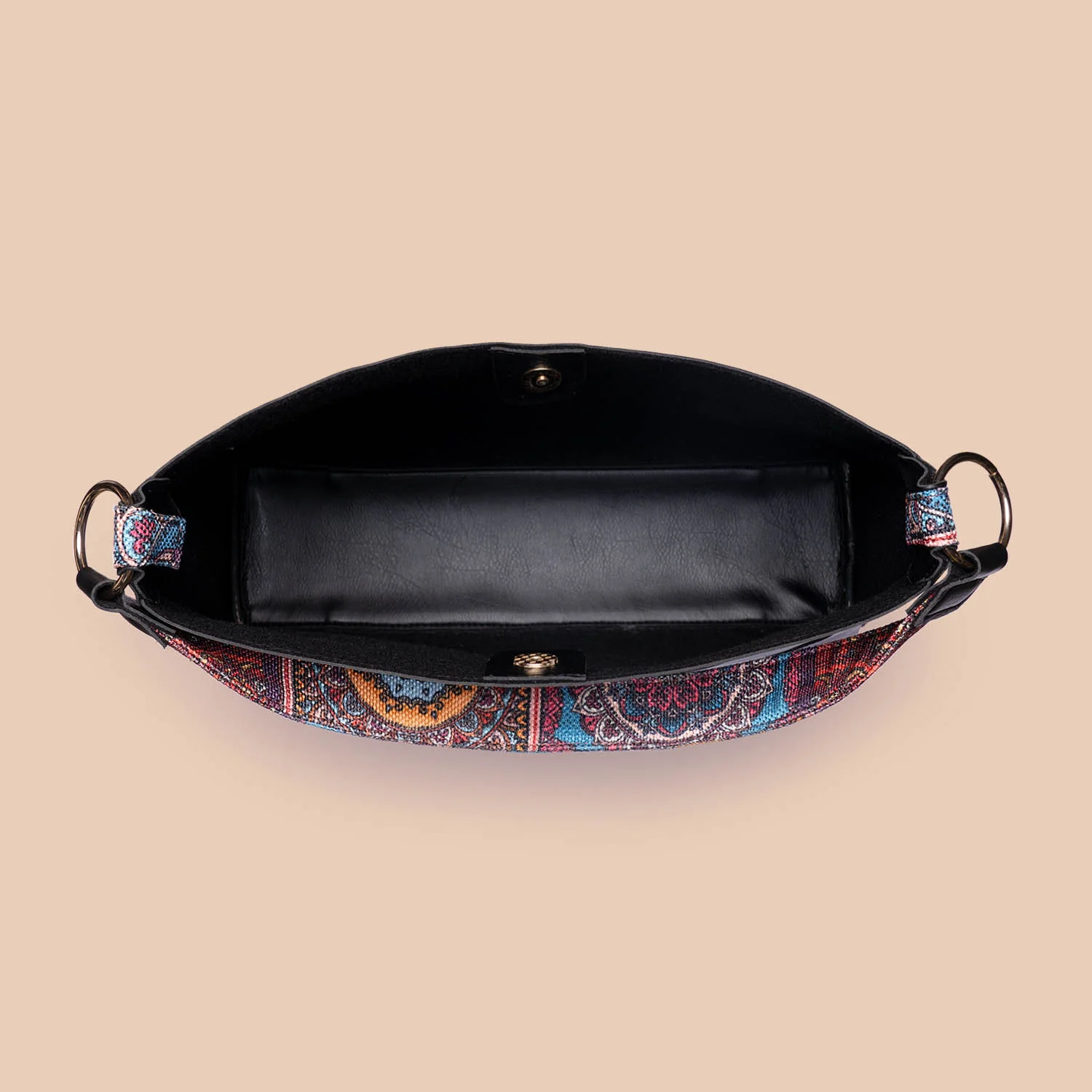 Multicolor Mandala Print Classic Open Tote - Image 9