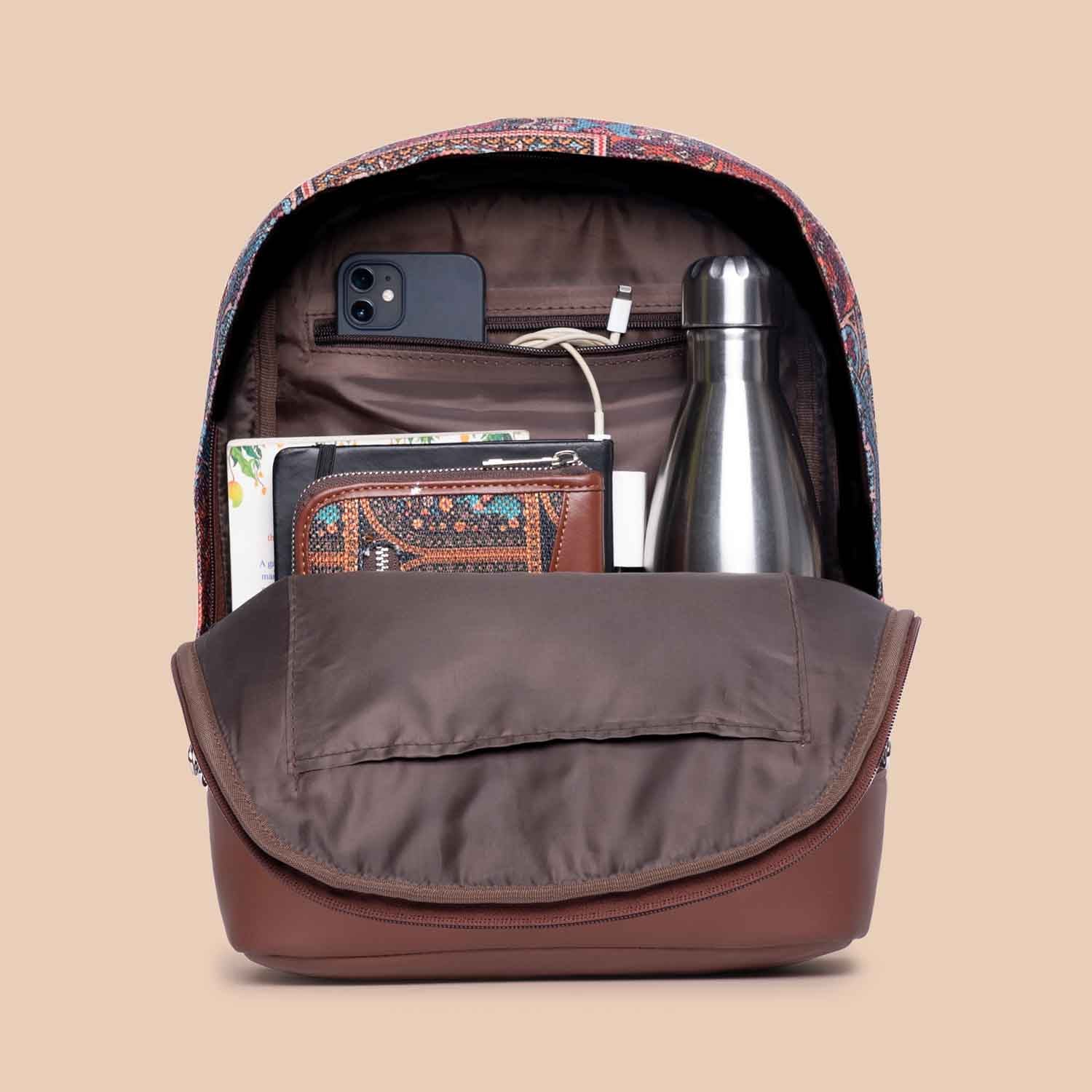 Multicolor Mandala Print Dome Daypack - Image 4