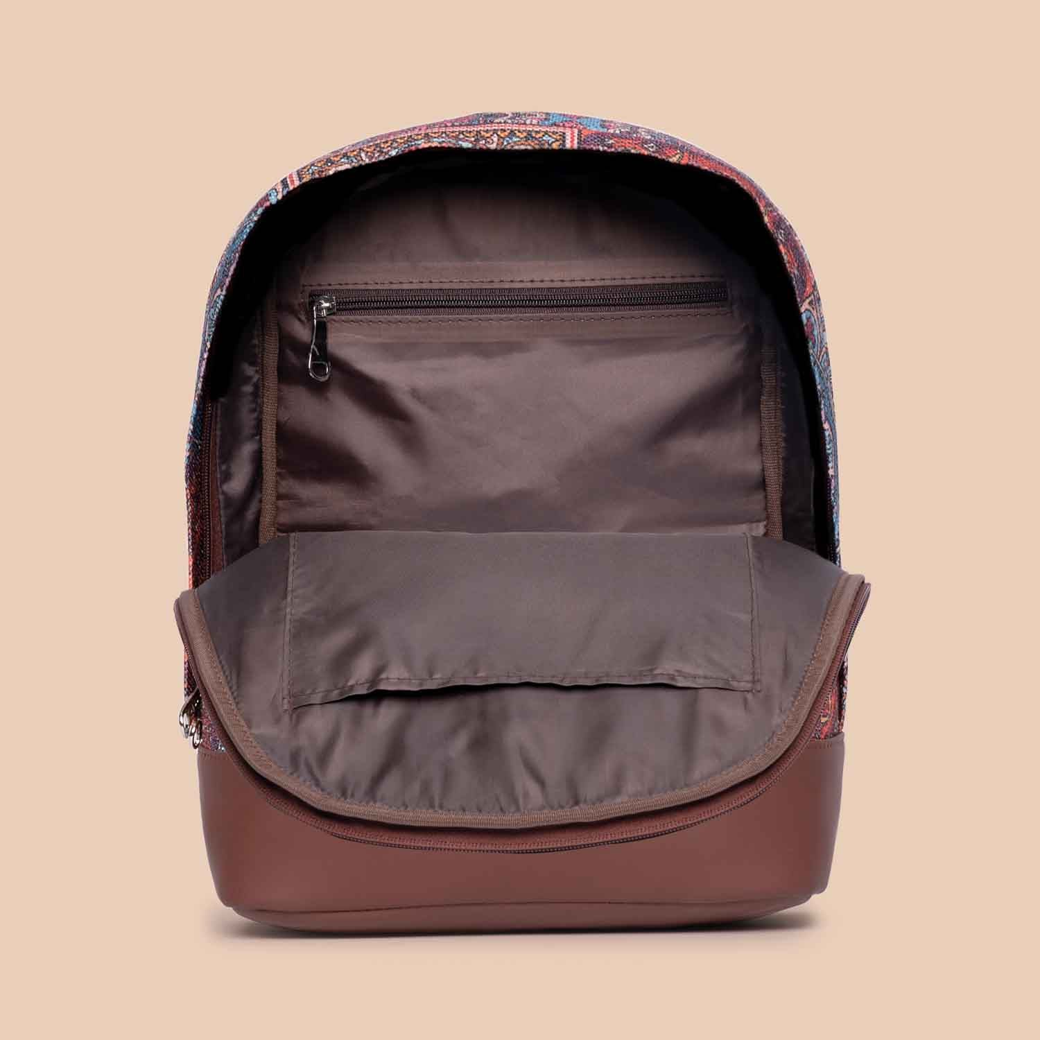 Multicolor Mandala Print Dome Daypack - Image 5