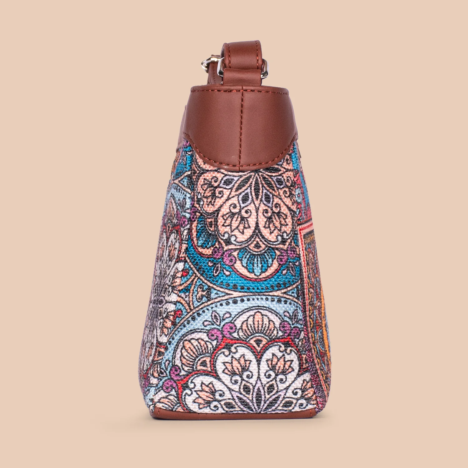 Multicolor Mandala Print Harmony Sling Bag - Image 4