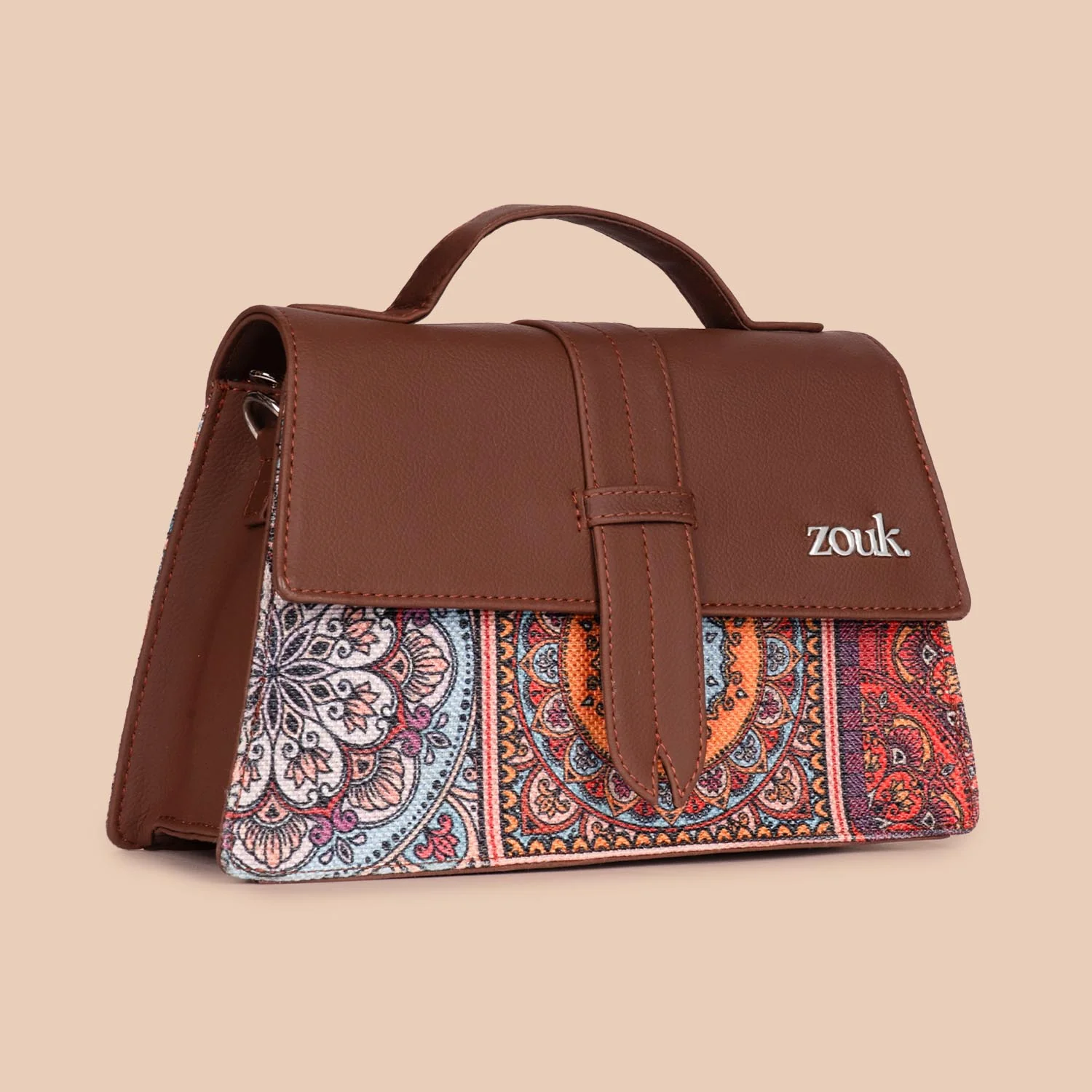 Kriti Sanon - Multicolor Mandala Print Iconic Evening Satchel - Image 4