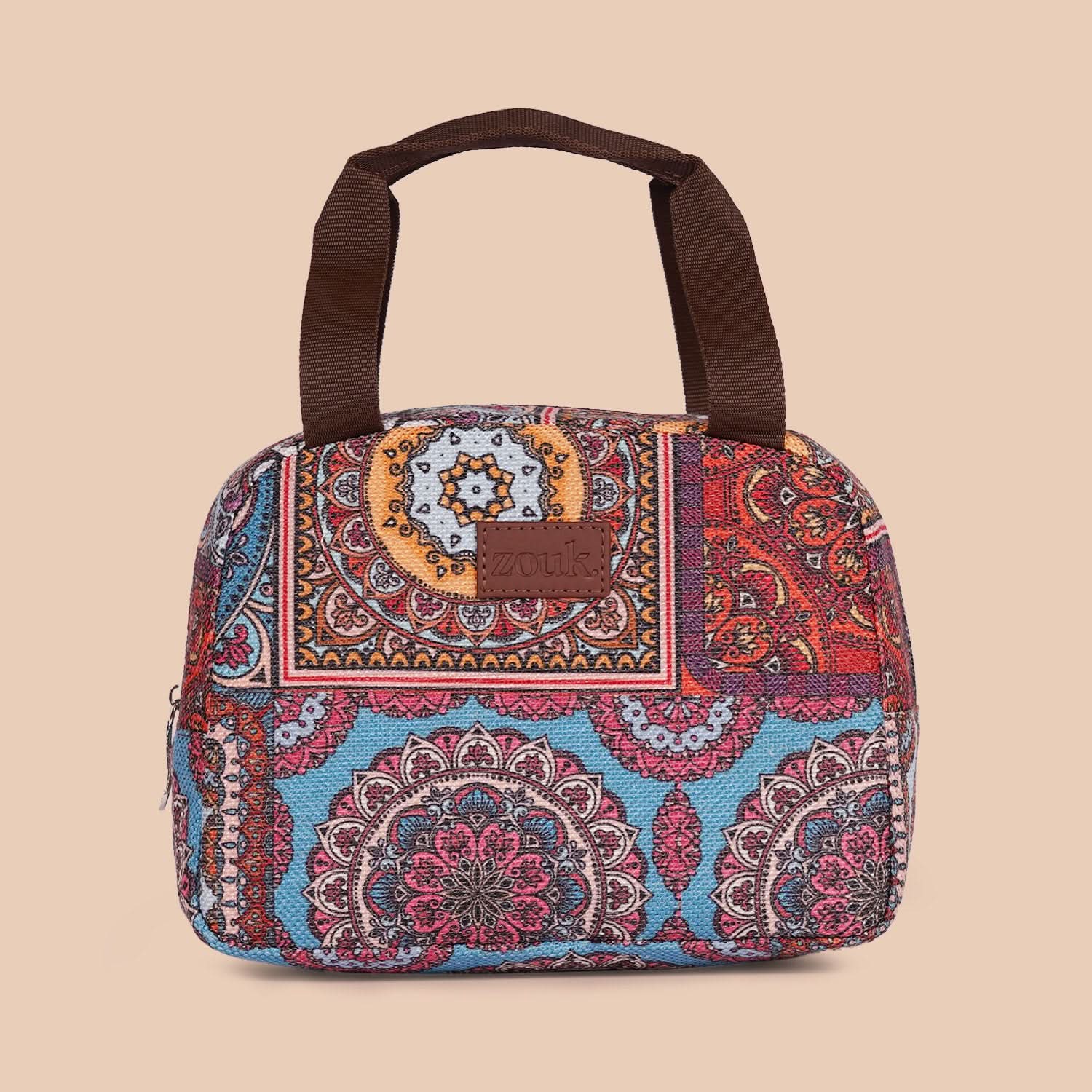 Multicolor Mandala Print - Laptop Bag & Lunch Bag Combo - Image 5