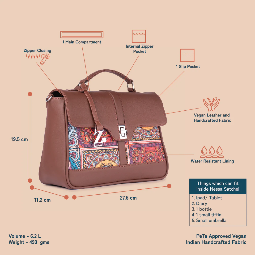 Kriti Sanon - Multicolor Mandala Print Nessa Satchel - Image 3
