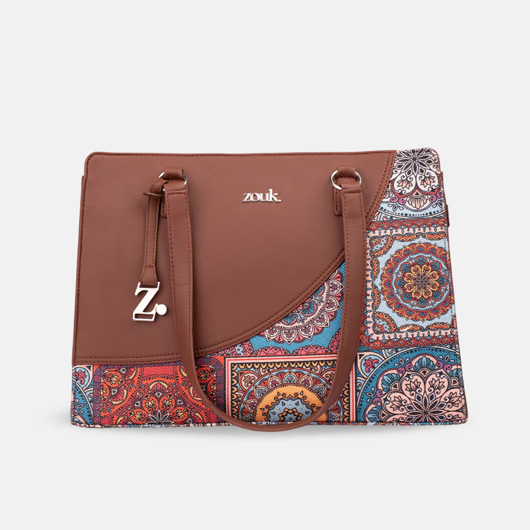 Multicolor Mandala Print Office Essential Bag - Image 2