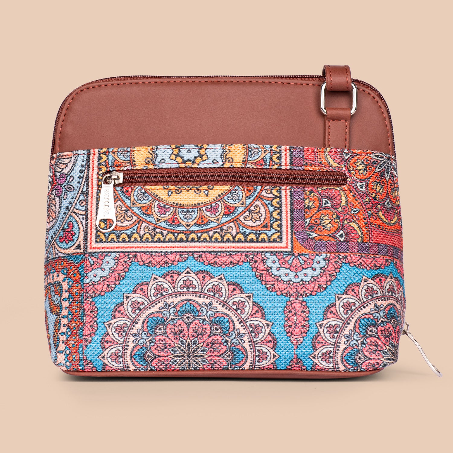 Multicolor Mandala Print OOO Sling Bag - Image 4