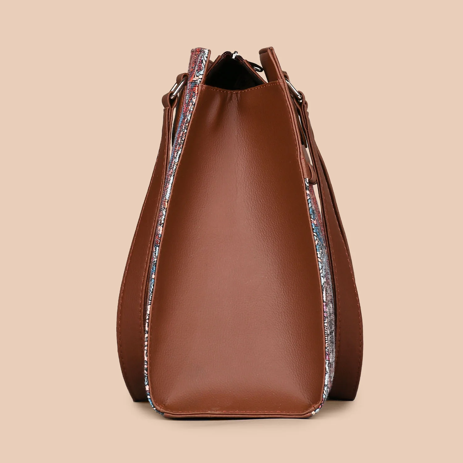 Multicolor Mandala Print Statement Business Bag - Image 8