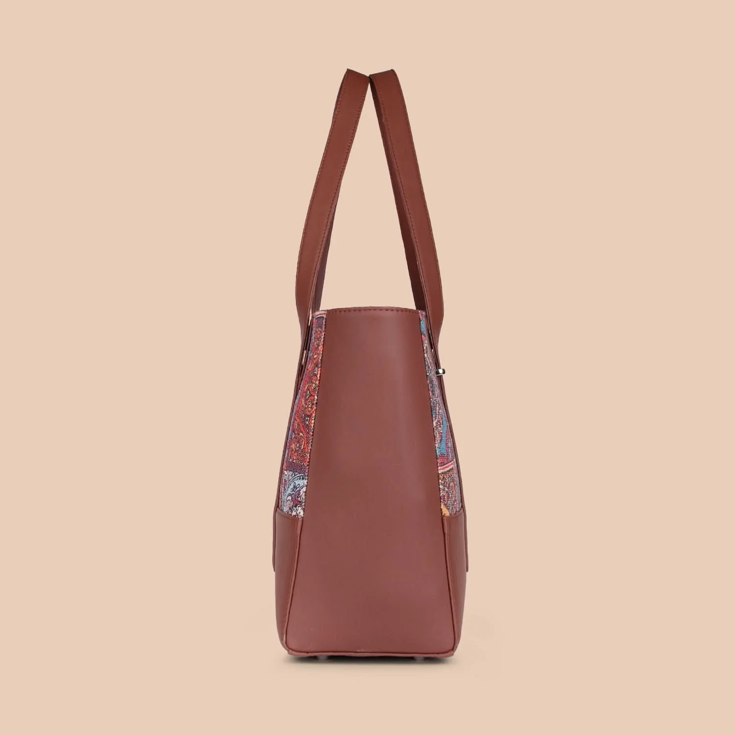 Zouk Multicolor Mandala Print Maya Multitasker Tote Bag - Image 12
