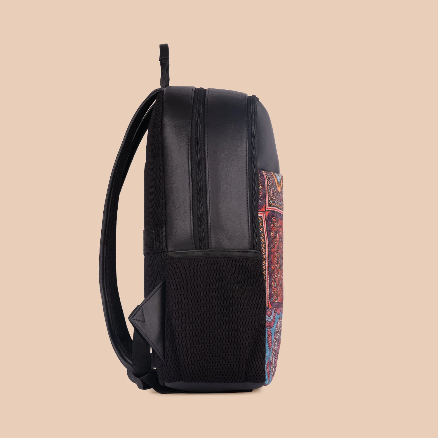 Multicolor Mandala Print Statement Backpack - Image 8