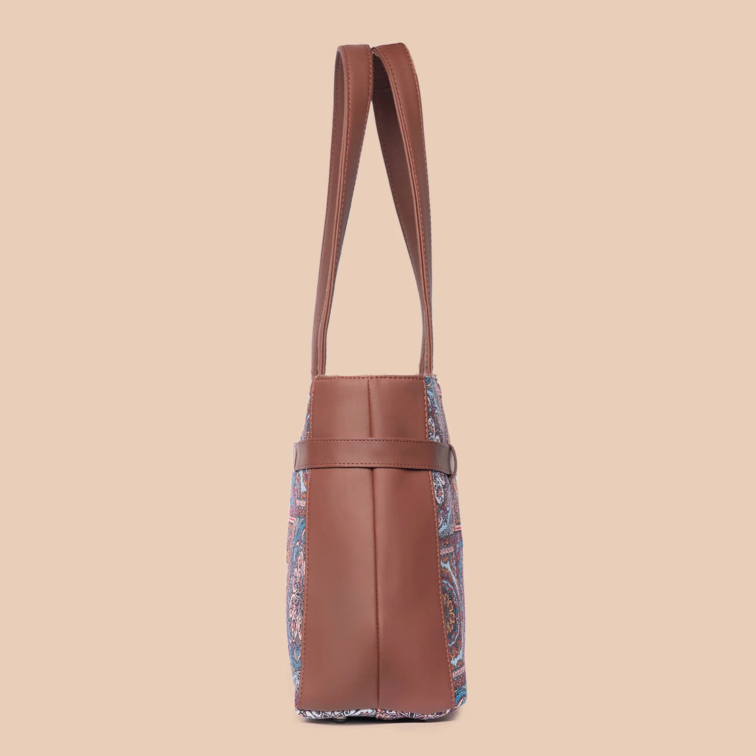 Multicolor Mandala Print Statement Office Bag - Image 5