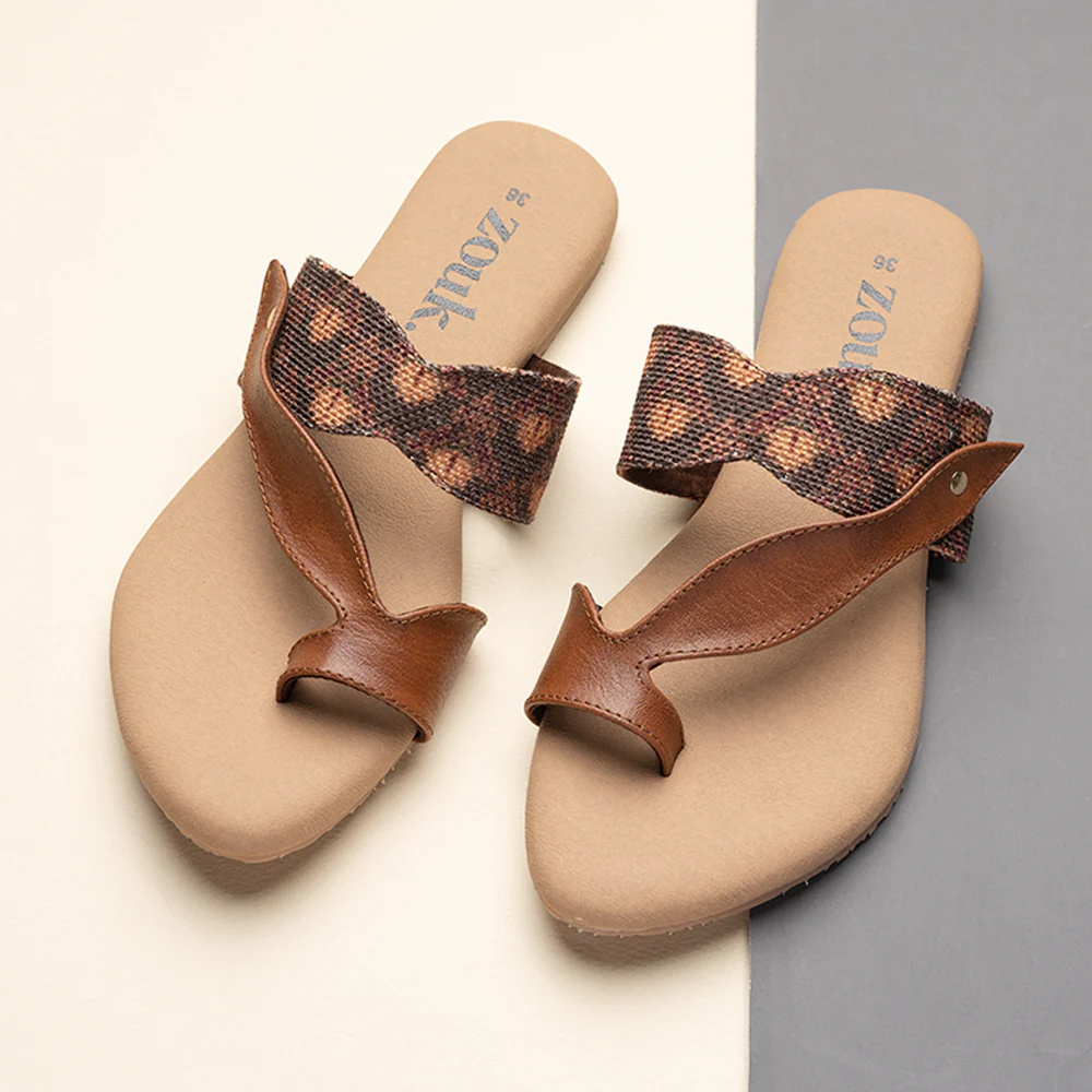 Mysore Garden Curvy Toe Chappal