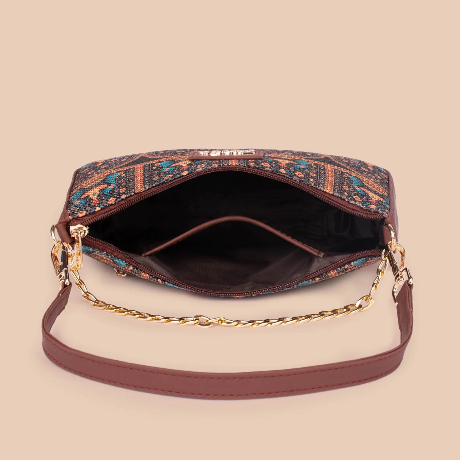 Royal Indian Peacock Motif Baguette - Image 7