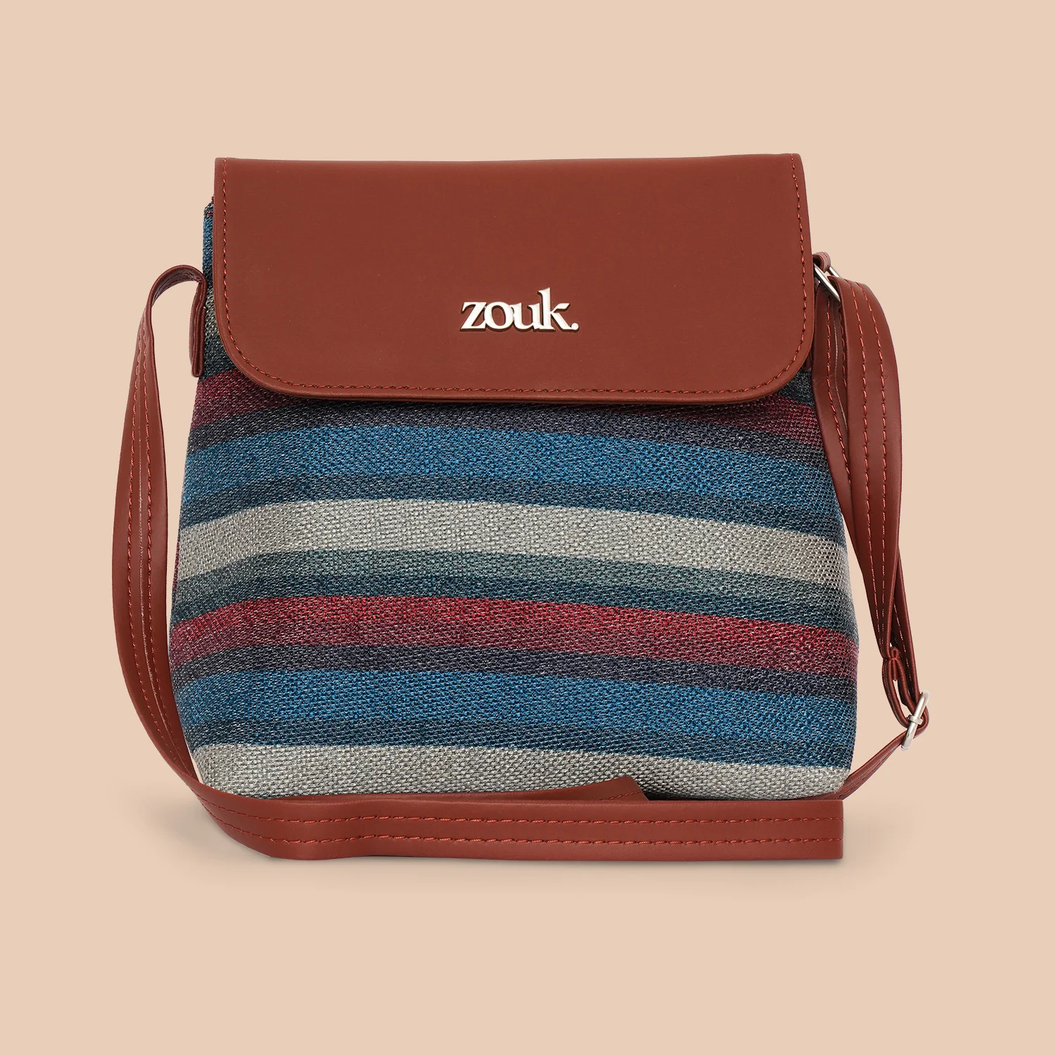 Mysore Mosaic Flap Sling Bag - Image 3