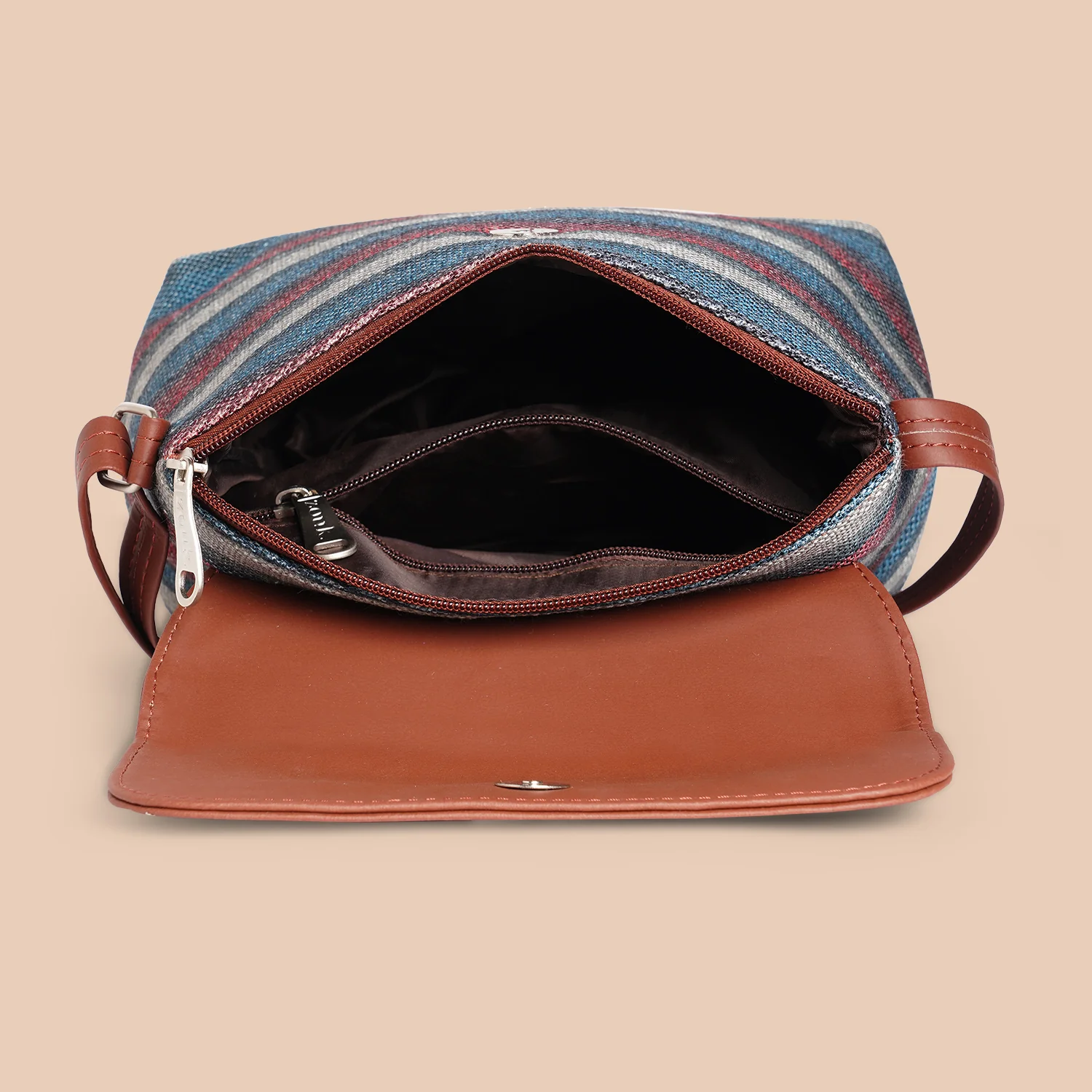 Mysore Mosaic Flap Sling Bag - Image 7