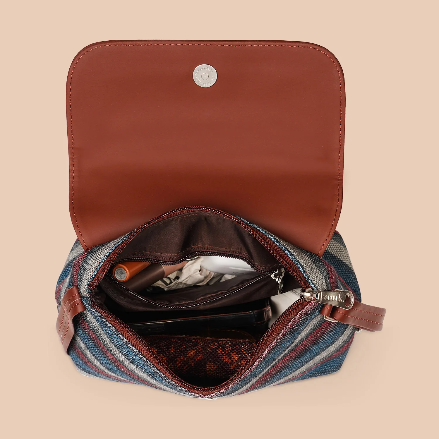 Mysore Mosaic Flap Sling Bag - Image 8