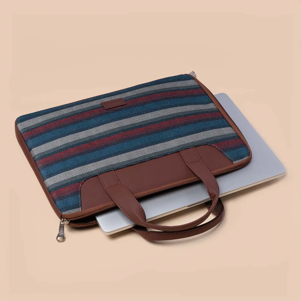 Mysore Mosaic L-Zippered Laptop Sleeve - Image 4