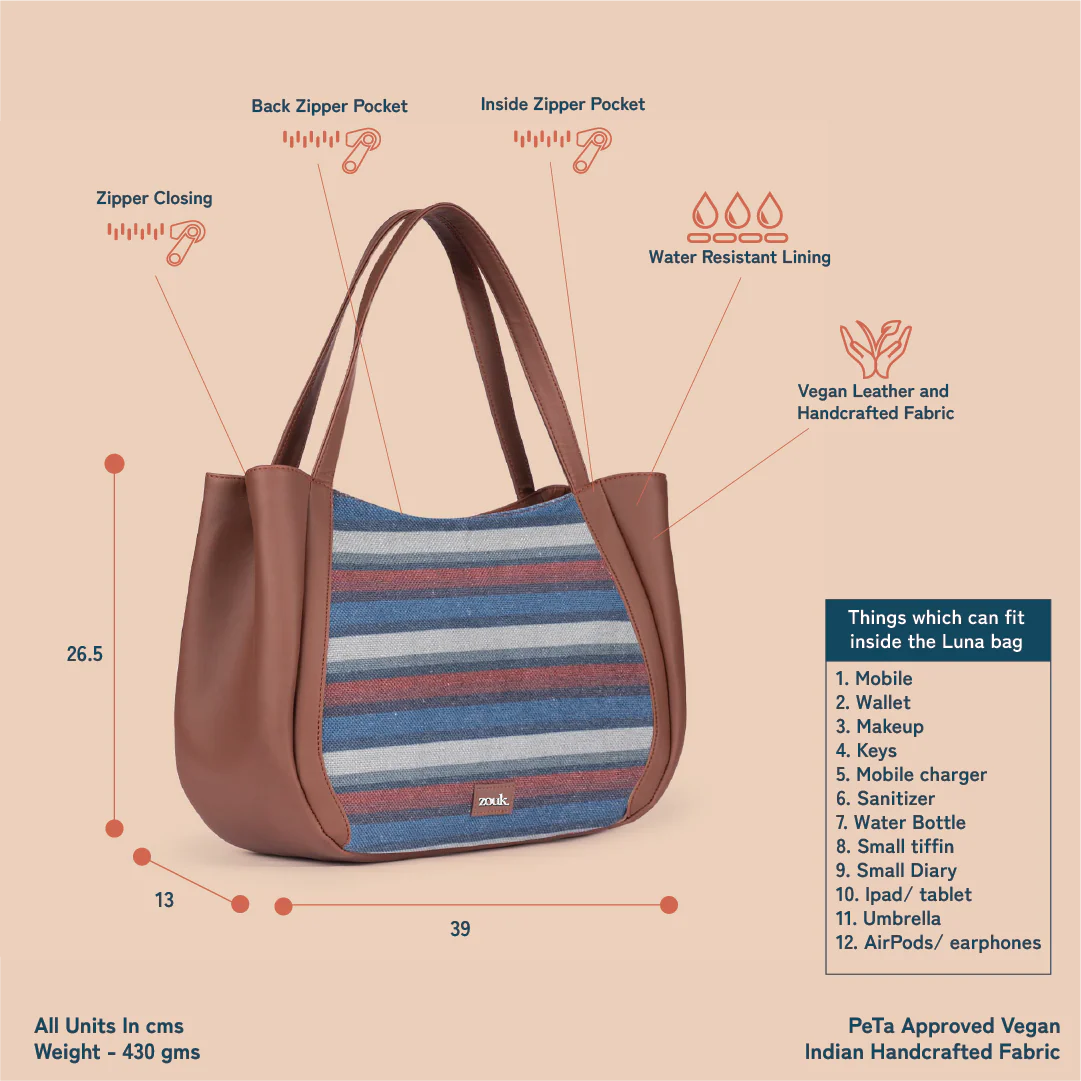 Mysore Mosaic Luna Handbag - Image 4