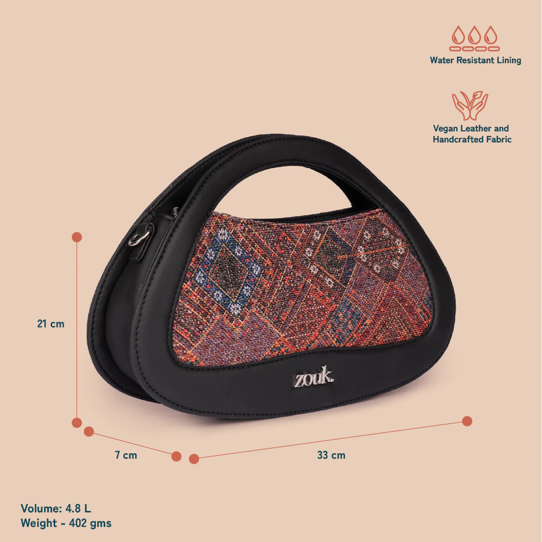 Nadia Sling Bag - Bhuj Rabari - Image 5