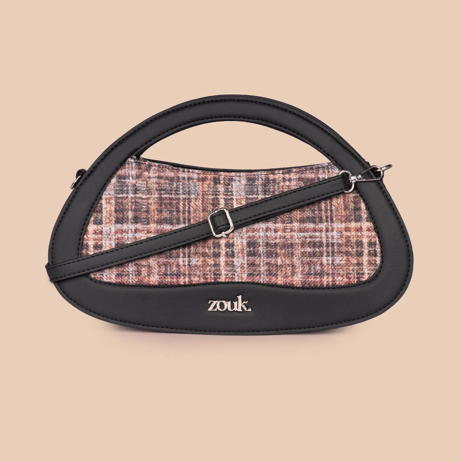 Nadia Sling Bag - Cashmere Noir (Copper) - Image 3