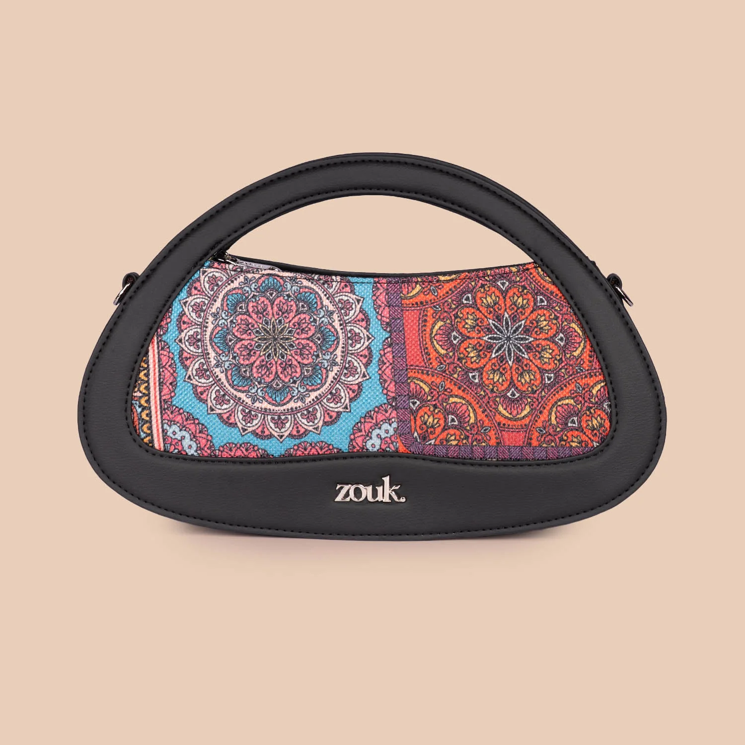 Nadia Sling Bag - Multicolor Mandala Print - Image 3
