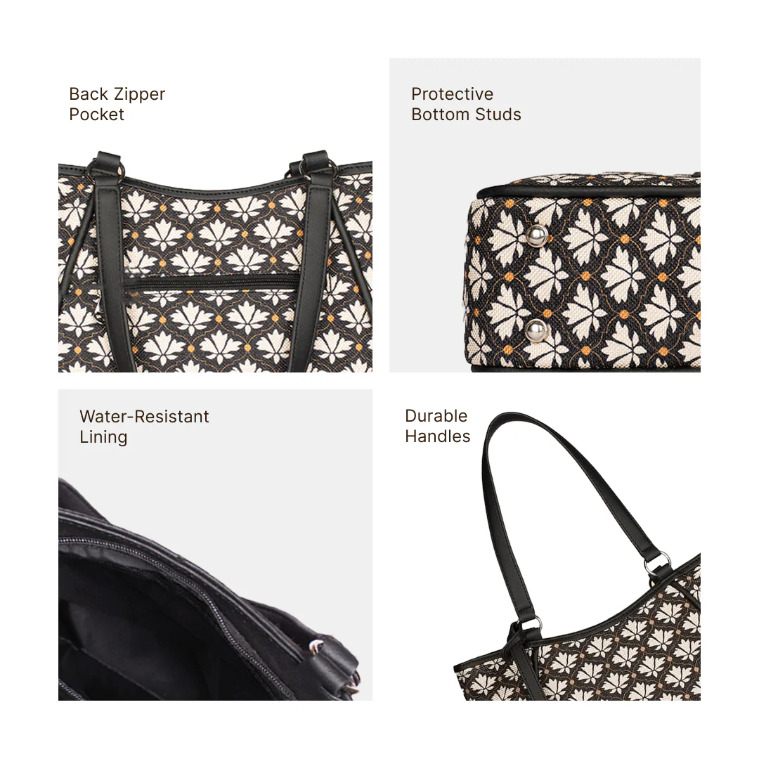 Rhea Kapoor Naisha Tote Bag - Bidri Kaiser - Image 3