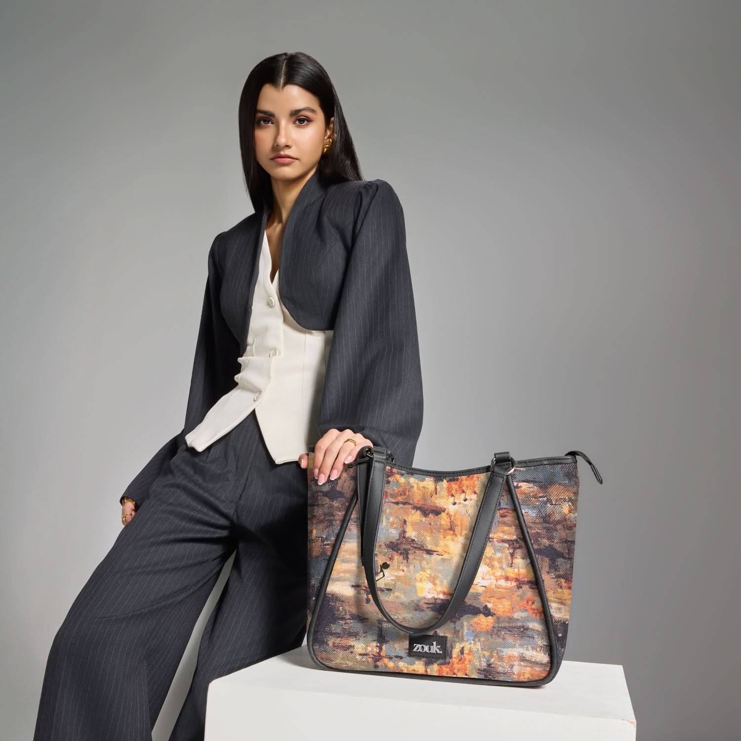 Rhea Kapoor Naisha Tote Bag - Bombay Tapestry - Image 2