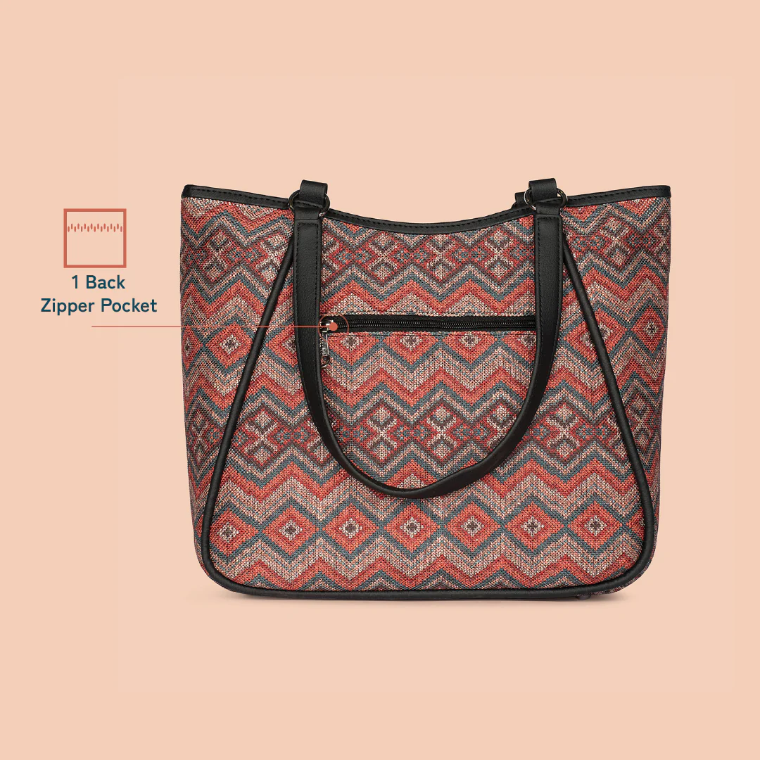 Rhea Kapoor Naisha Tote Bag - Gwalior Weaves - Image 3